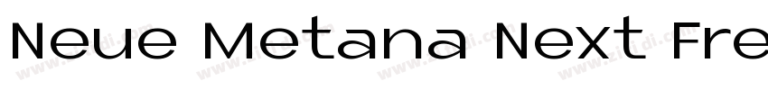 Neue Metana Next Fre字体转换